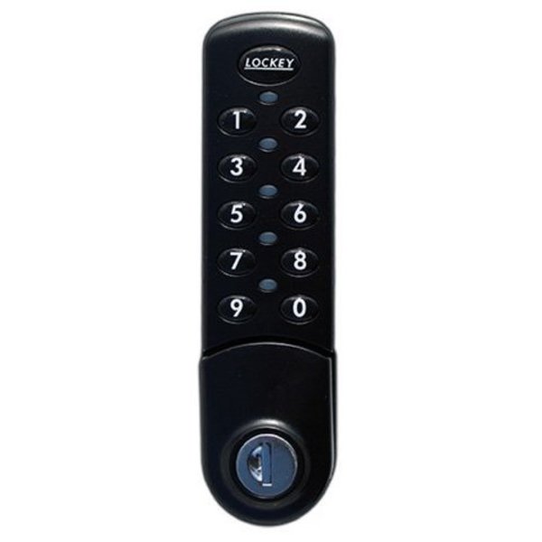 Lockey Digital Electronic Cabinet Lock Standard Black Vertical EC780-BV